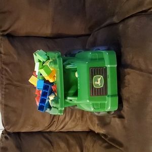 JD lego dump truck set